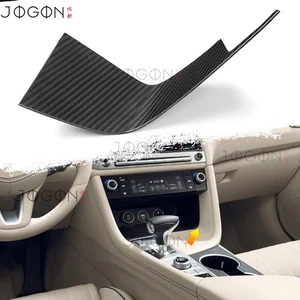 Cubierta de panel de manija de reposabrazos de consola de fibra de carbono real para Genesis G70 Sport 2019+ - Imagen 1 de 13