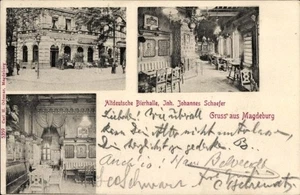 Ak Magdeburg an der Elbe, Altdeutsche Bierhalle, Gasthaus - 4488410 - Picture 1 of 2