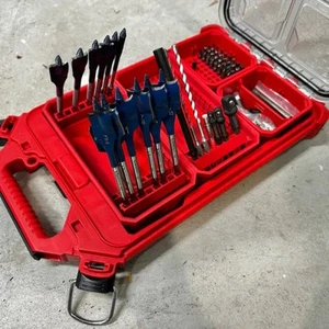 Organisation des embouts de perceuse/visseuse Milwaukee dans un coffret Packout - Picture 1 of 9
