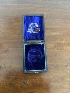 antique ring box P Orr & sons madras, by appointment - Picture 1 of 9