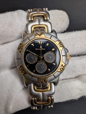 Bateria Vintage Usada Masculina Roven Dino Mach 8005 Suíça 200 M Nova  - Imagem 1 de 4