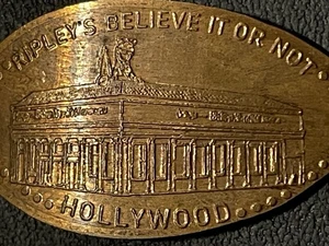 Ripley’s Believe It Or Not! Centavo alargado Hollywood Cu #072516 - Imagen 1 de 3