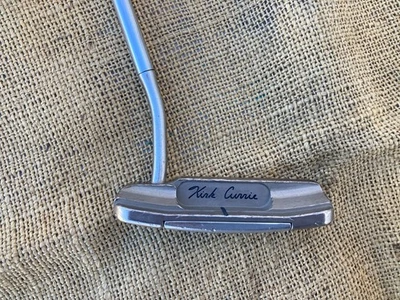 Kirk Currie BRAZOS Blade Putter 375g Weight Plate ⛳ Steel 35" - Image 1 of 4