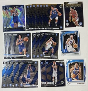 Jared McCain RC Lot (25) 2024-25 Prizm Mosaic Certified Donruss Optic 76ers - Picture 1 of 1