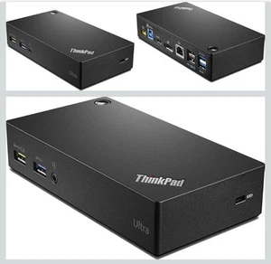 Lenovo ThinkPad 40A80045UK Unused USB 3.0 Docking Station Inc PSU - Afbeelding 1 van 13
