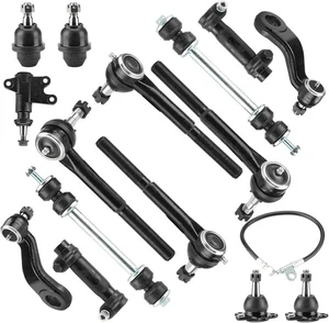 15PCS 4WD Front Suspension Kits Fits for Chevy/GMC K2500 Tahoe Yukon Black  - Picture 1 of 7