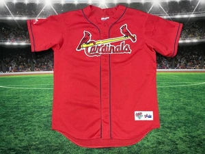 Mark McGwire #25 St. Louis Cardinals Vintage 90’s Majestic Jersey Sz Medium Used - Picture 1 of 13