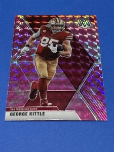 2020 Panini Mosaic George Kittle 175 Prizm Camo Pink San Francisco 49ers - Picture 1 of 6