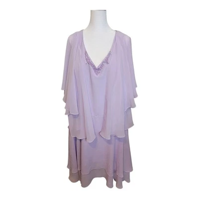 Lan Ting Nupcial Lila XL Niveles Diseño Favorecedor Nupcial o Cualquier Evento Formal Foto 1 de 4