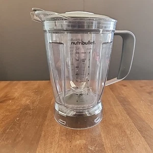 Nutribullet 64 oz Blender Replacement Pitcher Lid with Blade Clear Black - Picture 1 of 8