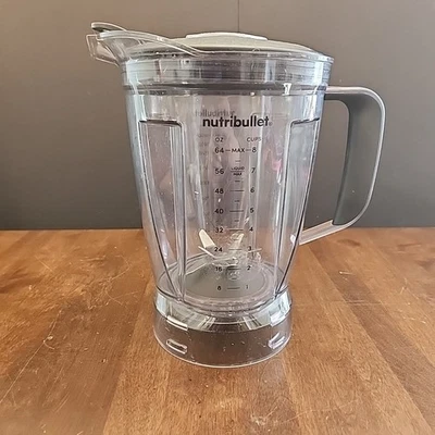 Nutribullet 64 oz Blender Replacement Pitcher Lid with Blade Clear Black - Image 1 of 4