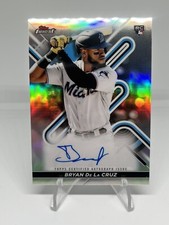 2022 Topps Finest - Finest Autographs #FA-BD Bryan De La Cruz (AU, RC)