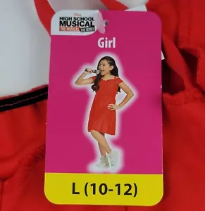 Girls High School Musical Gabriella Dress Halloween Costume Size L (10-12) New - Picture 1 of 4