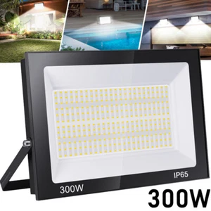 300W LED Flood Light Outdoor Garden Yard Security Lights Floodlights Cool White - Picture 1 of 9