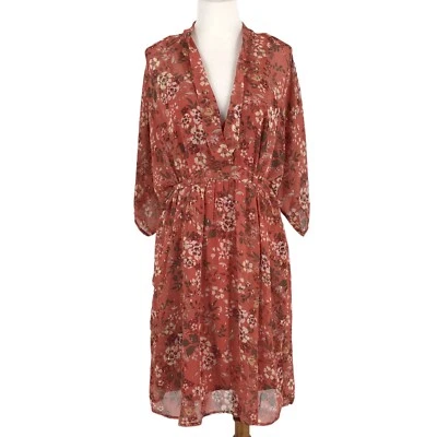 Vestido para mujer Lovestitch mediano naranja manga 3/4 pulóver forrado sin mangas Foto 1 de 4