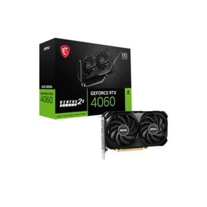 MSI Ventus 2x GeForce RTX 4060 8GB GDDR6 OC 2490 MHz Memory Speed Graphics Card - Picture 1 of 5