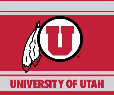 UTAH 5" X 6" STRIPED MAGNET-UTAH UTES CAR MAGNET-NEW FOR 2016 Cover