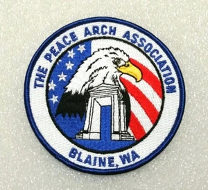 Parche Arco Blaine Paz De Colección, Parche Grande Bordado 4" - ¡Nunca Usado! - Imagen 1 de 3