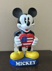 Disney Mickey Mouse Americana Figurine Red White Blue New July 4th 10” Tall - Picture 1 of 4