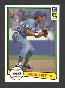 1982 Donruss #34 GEORGE BRETT Raw - Kansas City Royals - HOF - AHJI