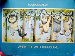 "Maurice Sendak Poster ""Wo die wilden Dinge sind"" 23"" x 18" - Bild 1 von 5