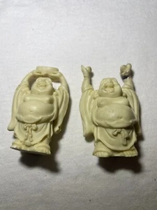 Laughing Happy Smiling BUDDHA STATUE miniature figure - Picture 1 of 7