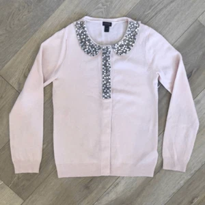 Crewcuts Cashmere Pink Tiffany Style Cardigan with Rhinestones, Girls 14 - Picture 1 of 4