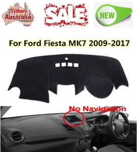 Car Dash Mat Auto Dashboard Carpet Dust-proof For Ford Fiesta MK7 2009-2017 - Picture 1 of 12