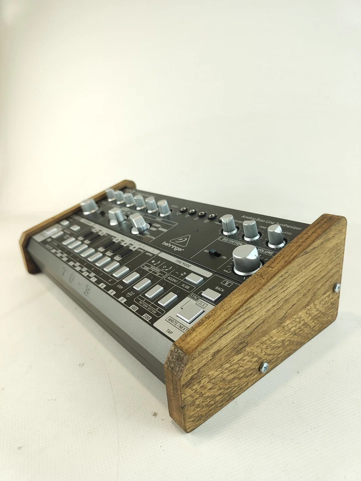 Behringer TD3 Real Oak Wood Stand Side panel Bass Line Synthesizer Wooden Stand - Image 1 of 4