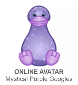 Webkinz Classic Mystical Purple Googles *Code Only* (~messaged~) - Picture 1 of 3