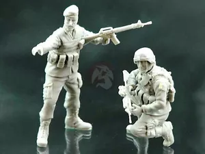 Djitis 1/35 afghanische ANA mit einem US-Soldaten ISAF in Afghanistan (2 Figuren) 35016 - Bild 1 von 1
