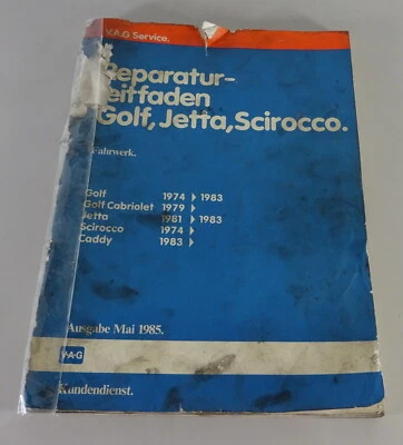 Manual de Taller VW Golf I Gti / Cabrio / Jetta I/Scirocco I Suspensión 05/1985 - Imagen 1 de 4