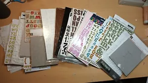 Huge bundle chipboard and foam letters inc Thickers and Basic Grey - Picture 1 of 4
