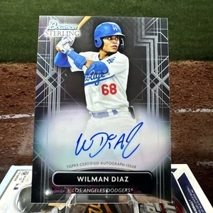 Autografo Bowman Sterling 2022 Wilman Diaz Auto #PA-WD - Foto 1 di 2