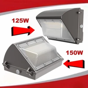 LED Barn Light 75-150W Dusk To Dawn Photocell Yard Garden Parking Lot Security - Picture 1 of 43