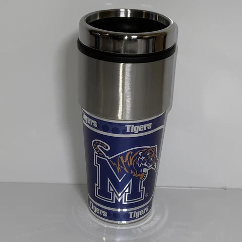 Memphis Tigers NCAA 20oz Insulated Travel Mug Stainless Steel Tumbler Cover