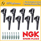Quality Ignition Coil & NGK Spark Plug 8PCS for Ford Thunderbird/ Lincoln LS V8