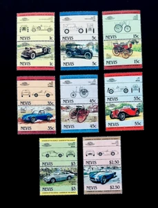 NEVIS Stamp Lot - 1984 1st Series Automobile Series Full Set Mint OG NH r28 - Picture 1 of 2