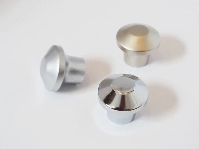 Möbelknöpfe Knopf Knauf Knäufe Möbelgriff Schublade Chrom Silber Edelstahl V847 - Bild 1 von 2