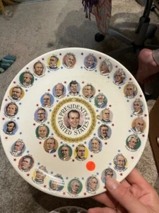Vintage 1960's All Presidents Commemorative Presidential Plate - Richard Nixon - Picture 1 of 1