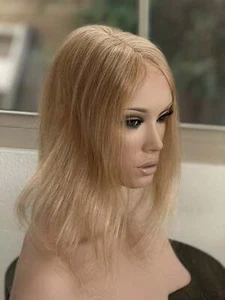 Till style remy human Hair Toppers for women honey blonde - Picture 1 of 5