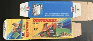 Matchbox Superfast #12 Big Bull ‘74-‘76 Type I Repro Box - Bild 1 von 2