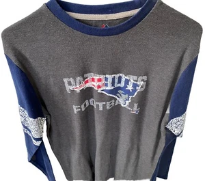NFL New England Patriots Majestuoso Manga Larga Hombre Grande L Ligero Estilo Rugby - Imagen 1 de 4