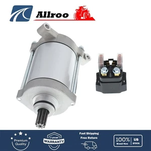 Starter & Relay Solenoid for Yamaha Wolverine 450 YFM450 2006 2007 2008-2010 ATV - Picture 1 of 6
