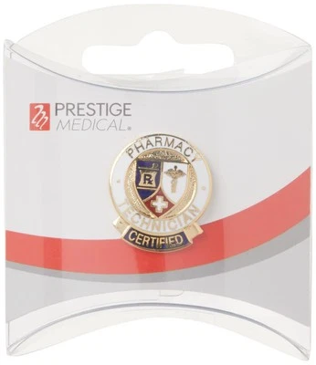 Prestige Medical Emblem Pin, Pharmacy Technician, Certified - Image 1 of 4