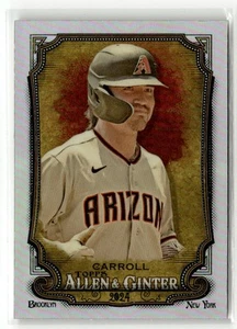 2024 Topps Allen & Ginter #87 Corbin Carroll rifrattori cromati - Foto 1 di 2