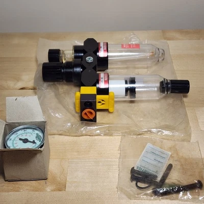 Numatics M12-02VFRLX 过滤器调节器润滑器组件 FRL — 第 1/4 张图片