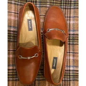 Bally Men's Loafers Horsebit Cognac Leather ~ Sz 11D ~ Quiet Luxury So Good! - Picture 1 of 10
