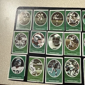 1972 Sunoco Philadelphia Eagles Near Team Set 20 Of 24 Stamps Jackson Carmichael - Picture 1 of 2