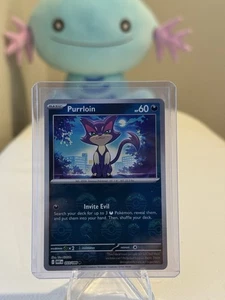 Purrloin 055/086 Poke Ball Reverse Holo White Flare Pokemon - Picture 1 of 2